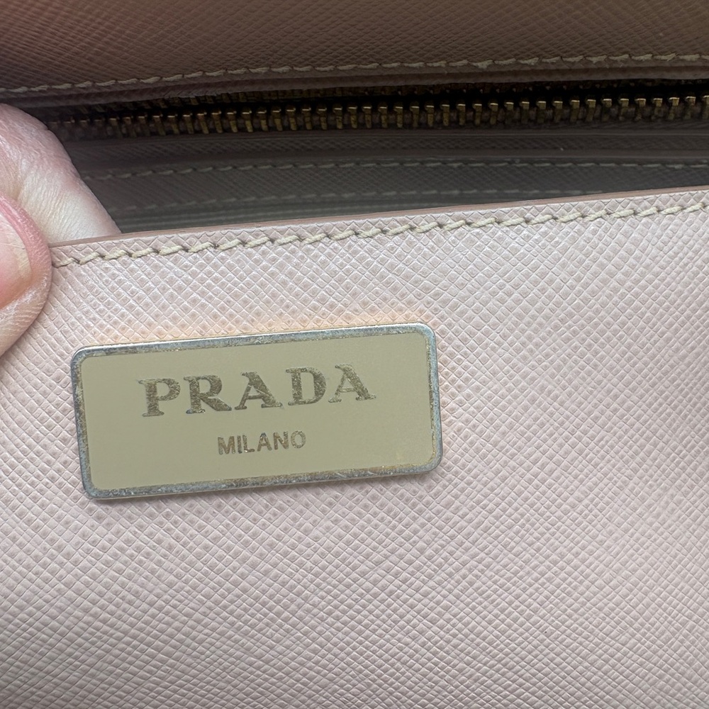 Prada Saffiano Satchel in Dusty Blush - Picture 7 of 12